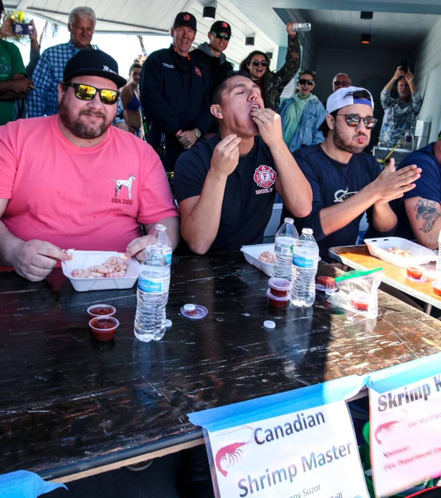 shrimp eating contest