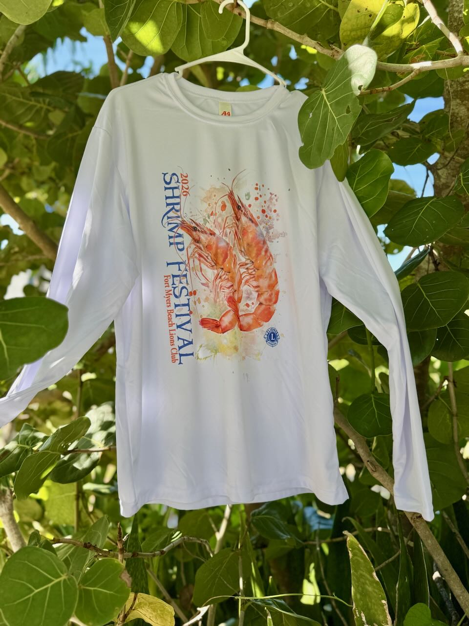 2026 Shrimp Festival T-Shirt: Long Sleeve Performance